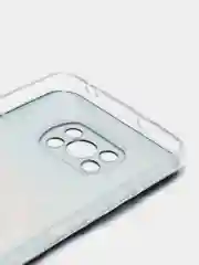 Рыжий силиконовый чехол на Xiaomi Poco X3/X3 Pro / Сяоми Poco X3/Х3 Про прозрачный, с рисунком