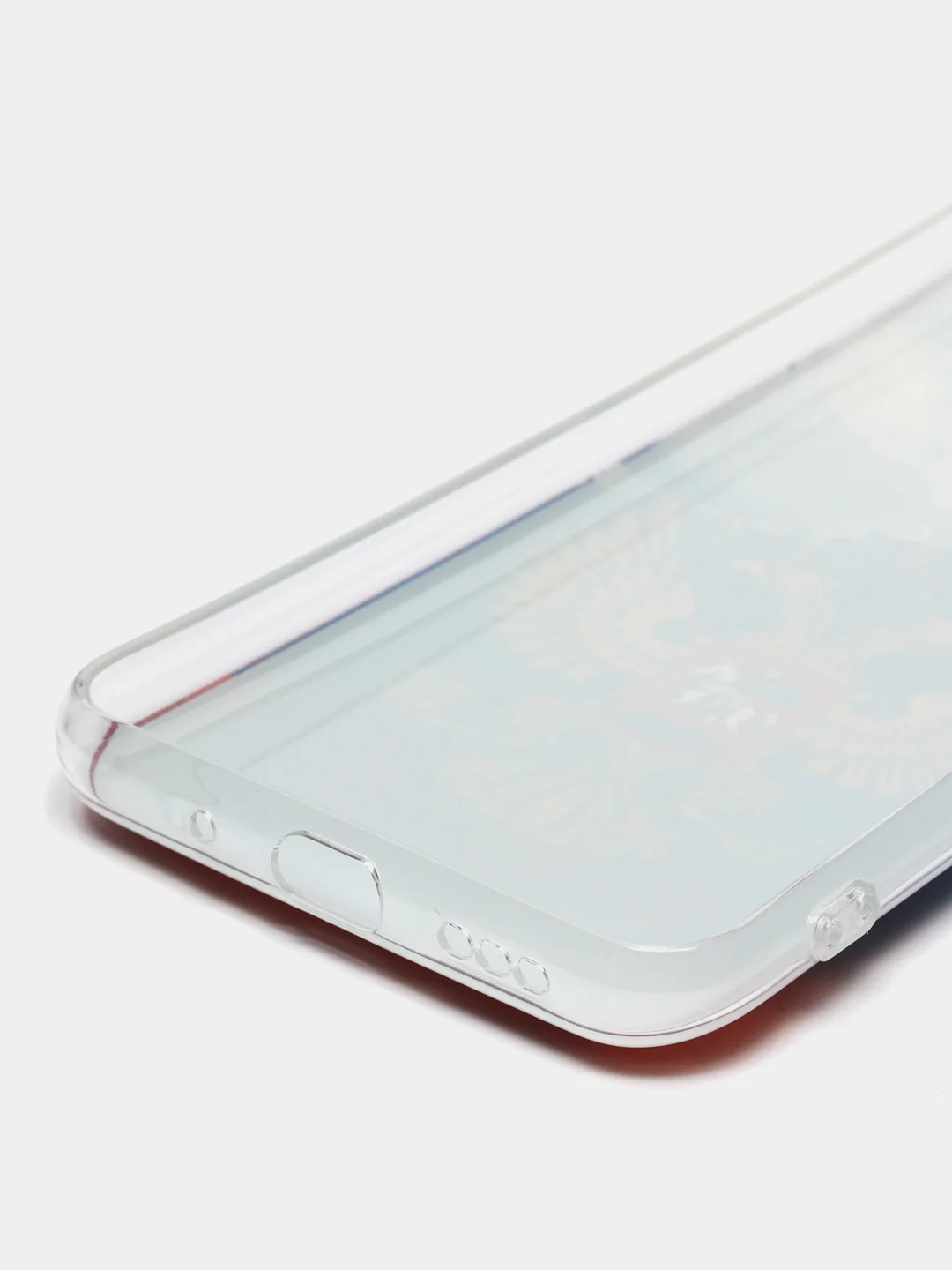 Синий силиконовый чехол на Xiaomi Redmi 9C / Сяоми Редми 9С прозрачный с рисунком, защита камеры