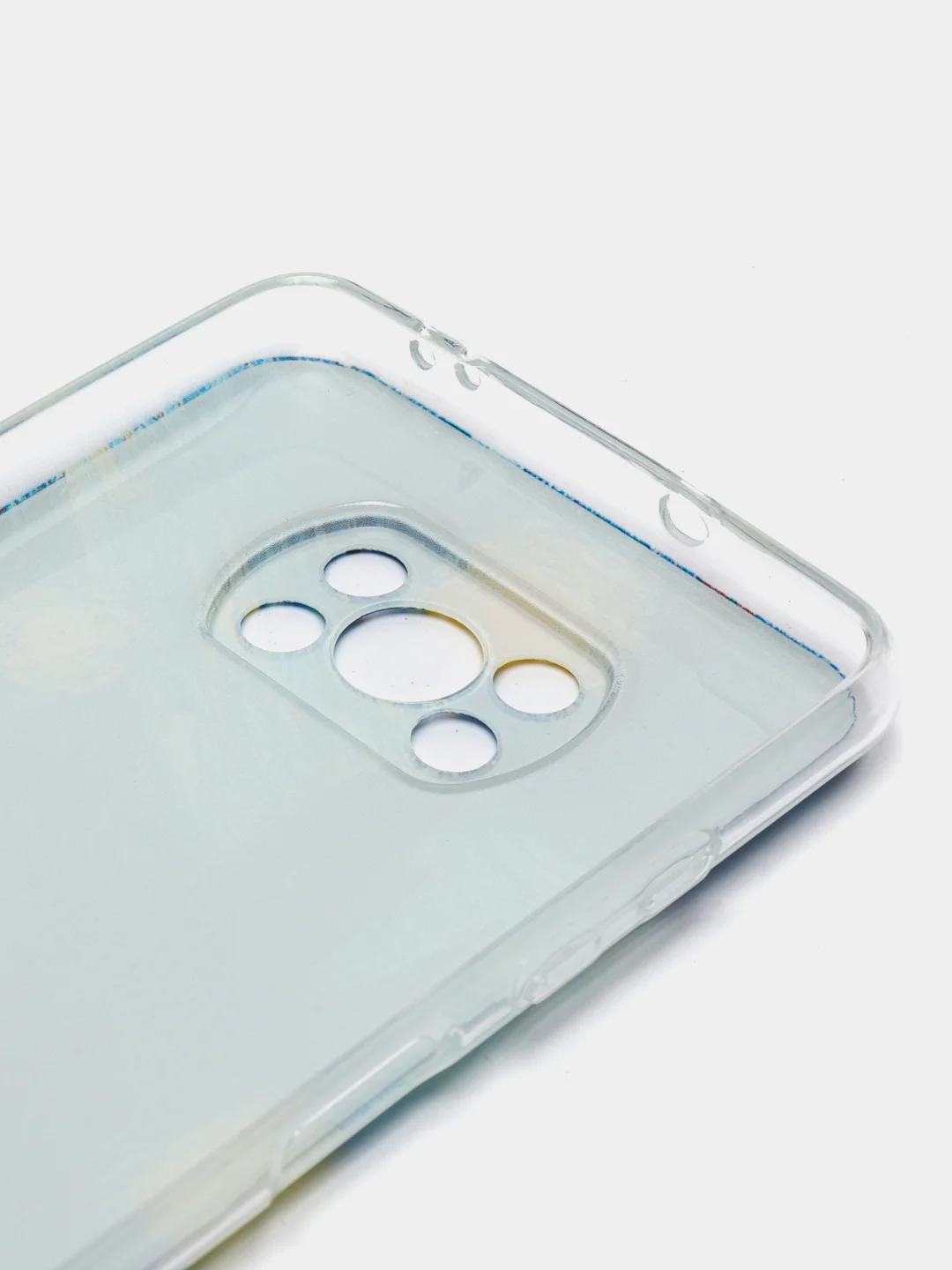Лимонный силиконовый чехол на Xiaomi Poco X3/X3 Pro / Сяоми Poco X3/Х3 Про прозрачный, с рисунком