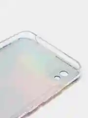 Пурпурный силиконовый чехол на Xiaomi Redmi 9A / Сяоми Редми 9А прозрачный с рисунком, защита камеры