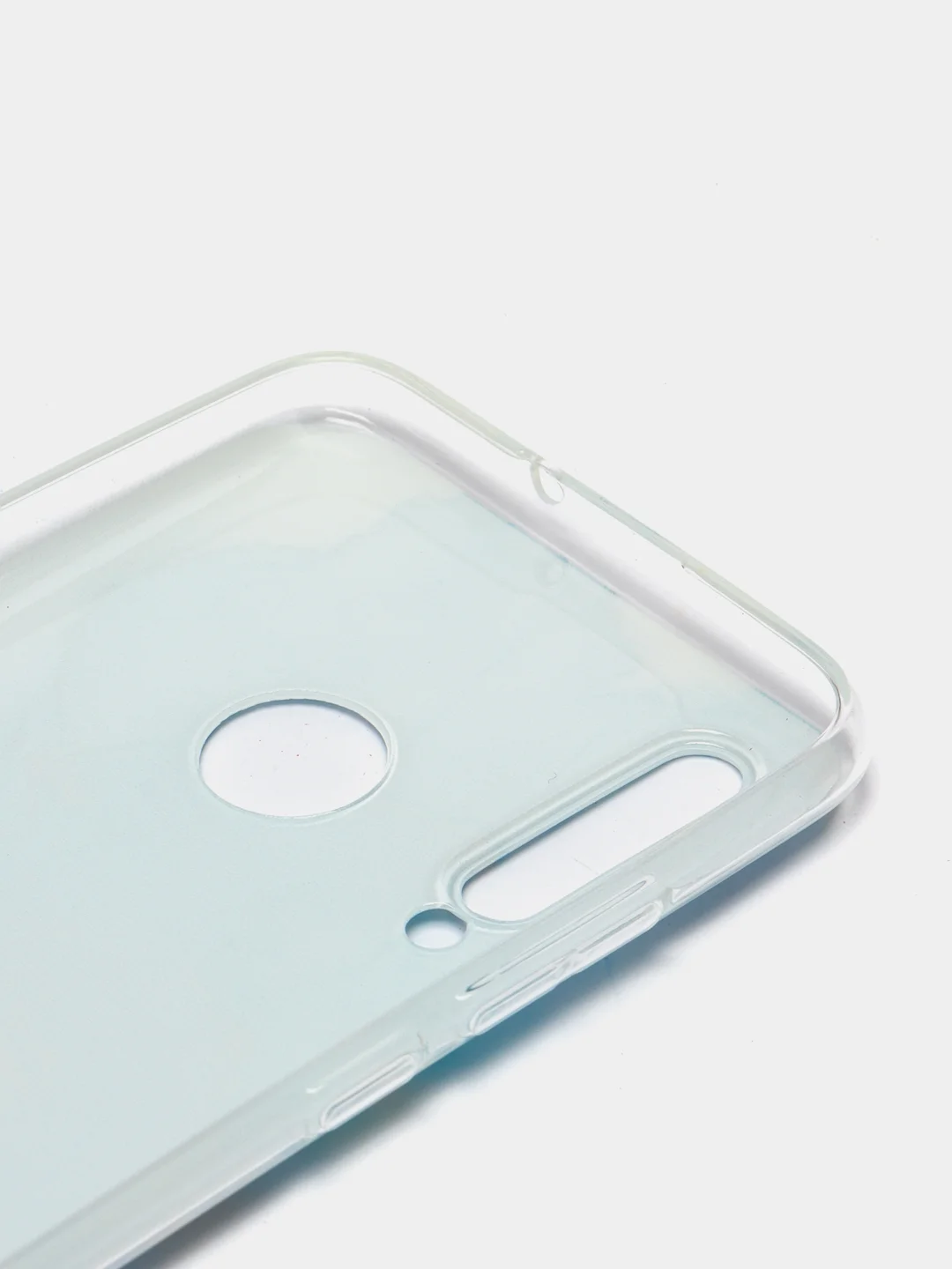 Светло-синий чехол на Honor 10i/20 Lite 2019/20e/Huawei P Smart Plus 2019 / Хонор 10i прозрачный