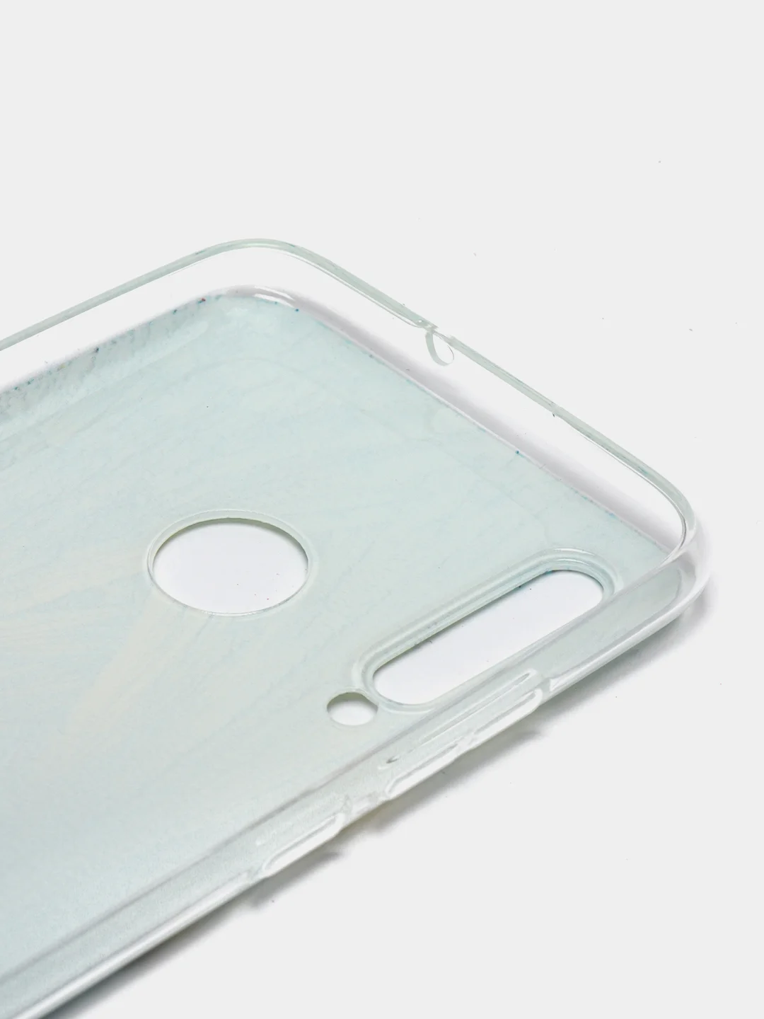 Небесно-голубой чехол на Honor 10i/20 Lite 2019/20e/Huawei P Smart Plus 2019 / Хонор 10i прозрачный