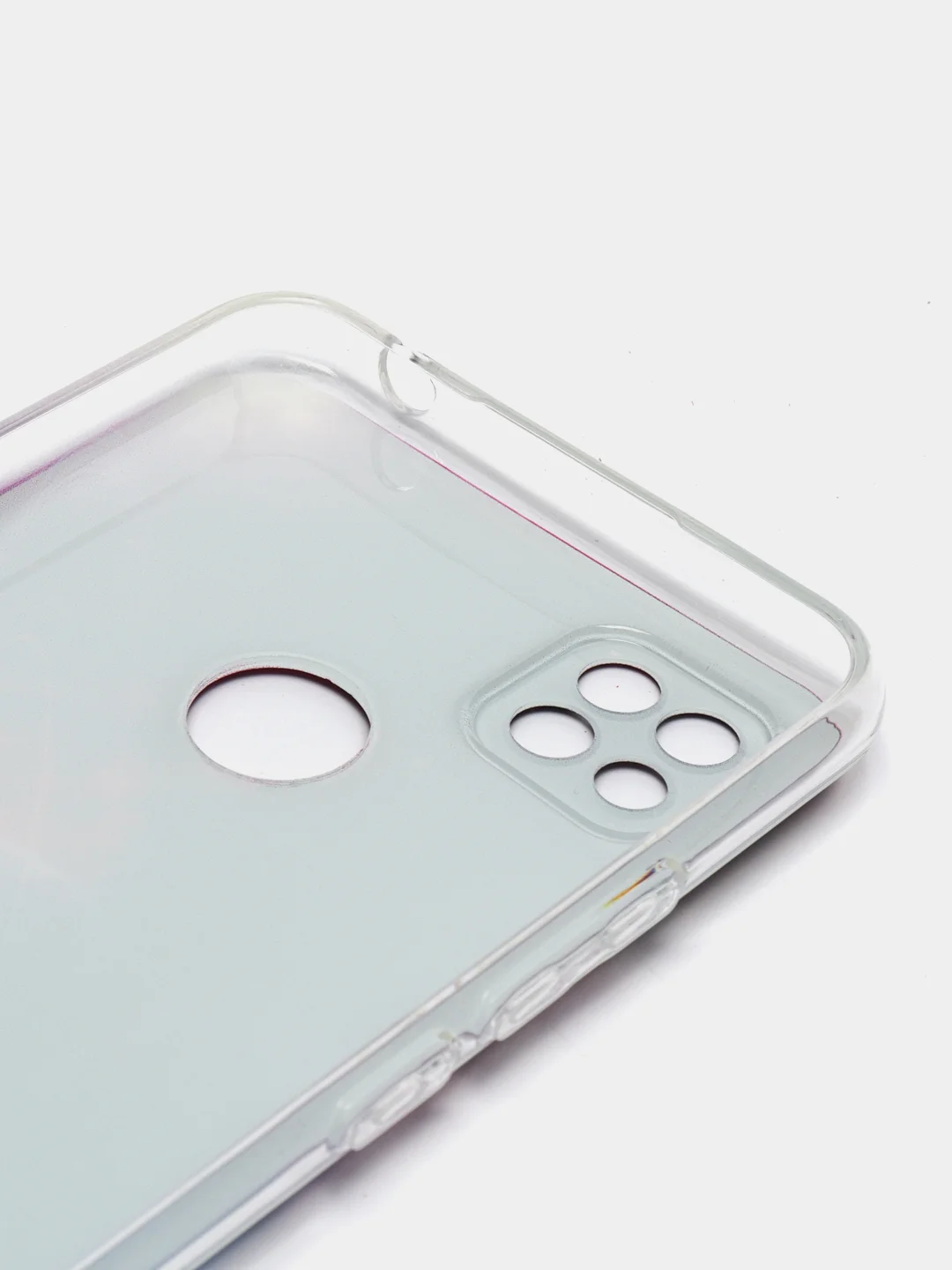Аметистовый силиконовый чехол на Xiaomi Redmi 9C / Сяоми Редми 9С прозрачный с рисунком, защита камеры