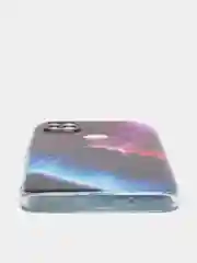 Аметистовый силиконовый чехол на Xiaomi Redmi 9C / Сяоми Редми 9С прозрачный с рисунком, защита камеры