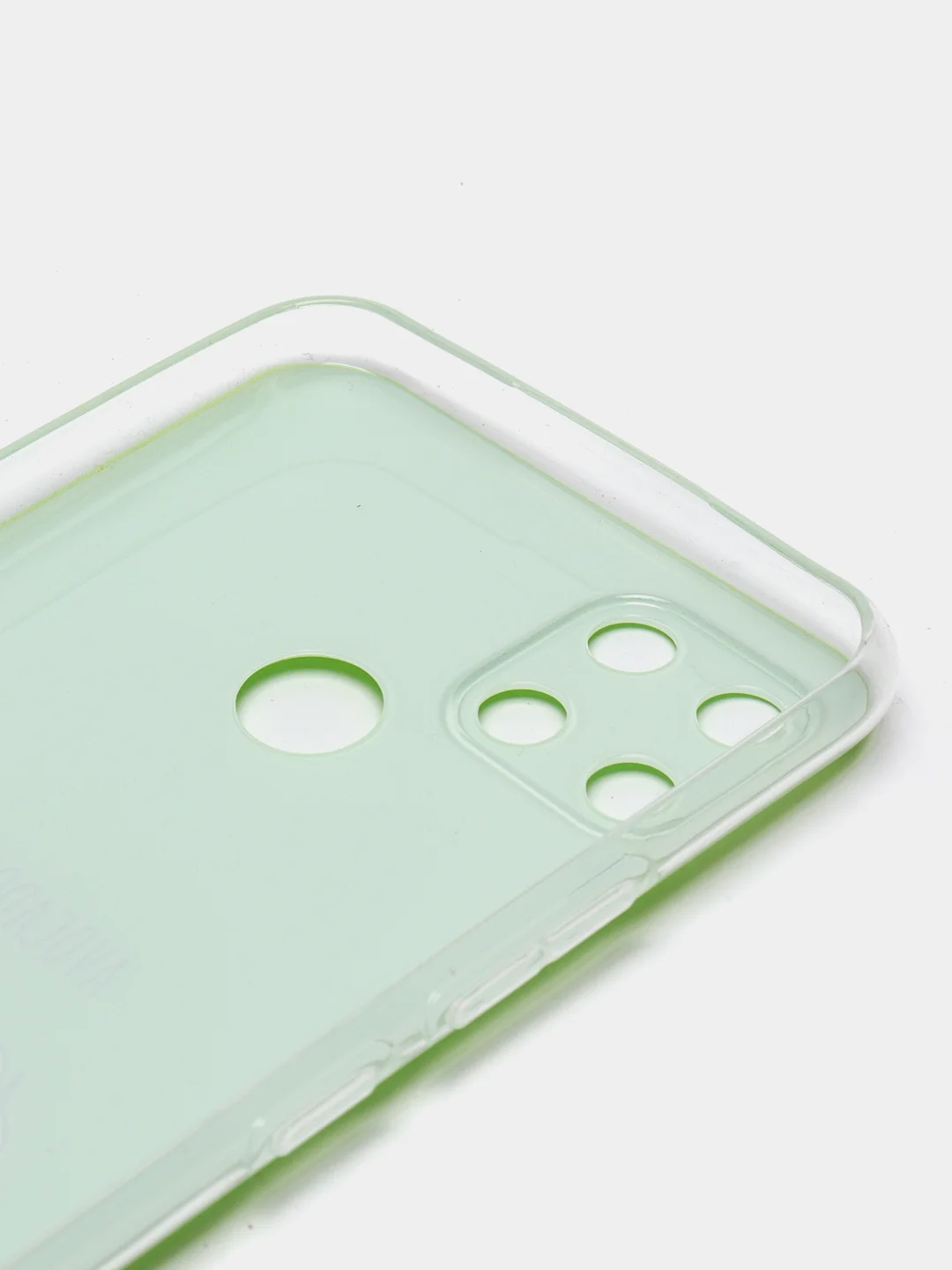 Салатовый силиконовый чехол на Oppo Realme C21Y/C25Y / Оппо Реалми C21Y/C25Y прозрачный, с рисунком