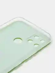 Салатовый силиконовый чехол на Oppo Realme C21Y/C25Y / Оппо Реалми C21Y/C25Y прозрачный, с рисунком