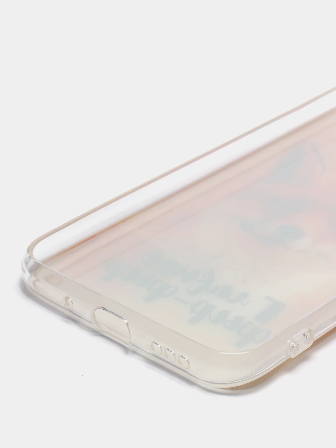 Оранжевый силиконовый чехол на Xiaomi Redmi 9A / Сяоми Редми 9А прозрачный с рисунком, защита камеры