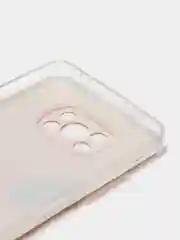 Оранжевый силиконовый чехол на Xiaomi Poco X3/X3 Pro / Сяоми Poco X3/Х3 Про прозрачный, с рисунком