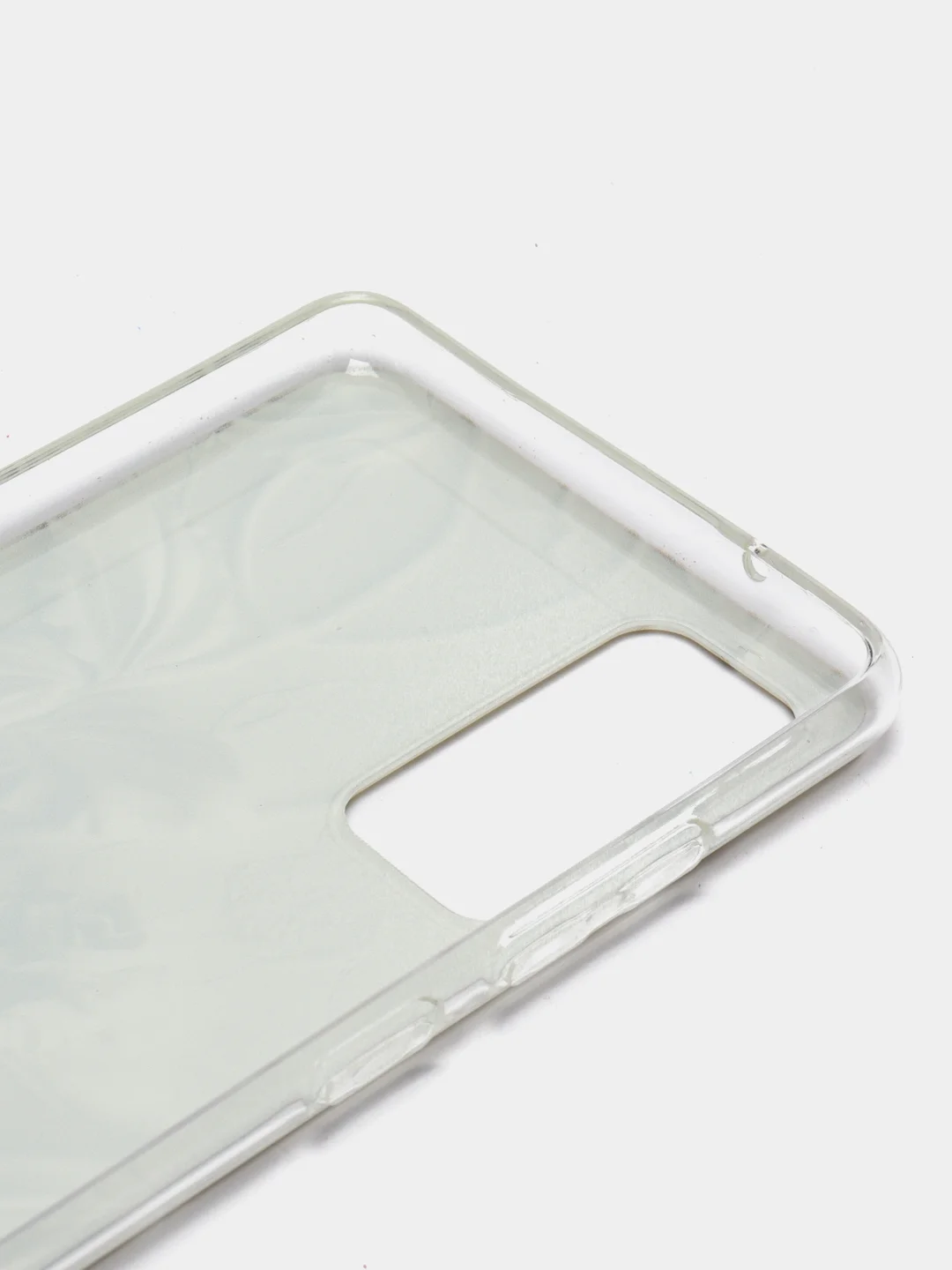 Молочный силиконовый чехол на Samsung Galaxy S20 FE / Самсунг S20 FE прозрачный, с рисунком
