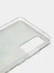 Молочный силиконовый чехол на Samsung Galaxy S20 FE / Самсунг S20 FE прозрачный, с рисунком