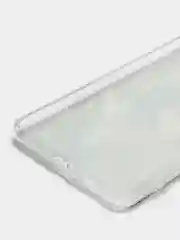 Молочный силиконовый чехол на Samsung Galaxy S20 FE / Самсунг S20 FE прозрачный, с рисунком