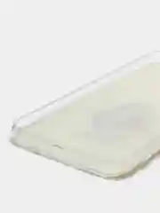 Светло-жёлтый силиконовый чехол на Xiaomi Redmi 9A / Сяоми Редми 9А прозрачный с рисунком, защита камеры