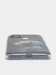 Лавандовый силиконовый чехол на Xiaomi Redmi 9C / Сяоми Редми 9С прозрачный с рисунком, защита камеры