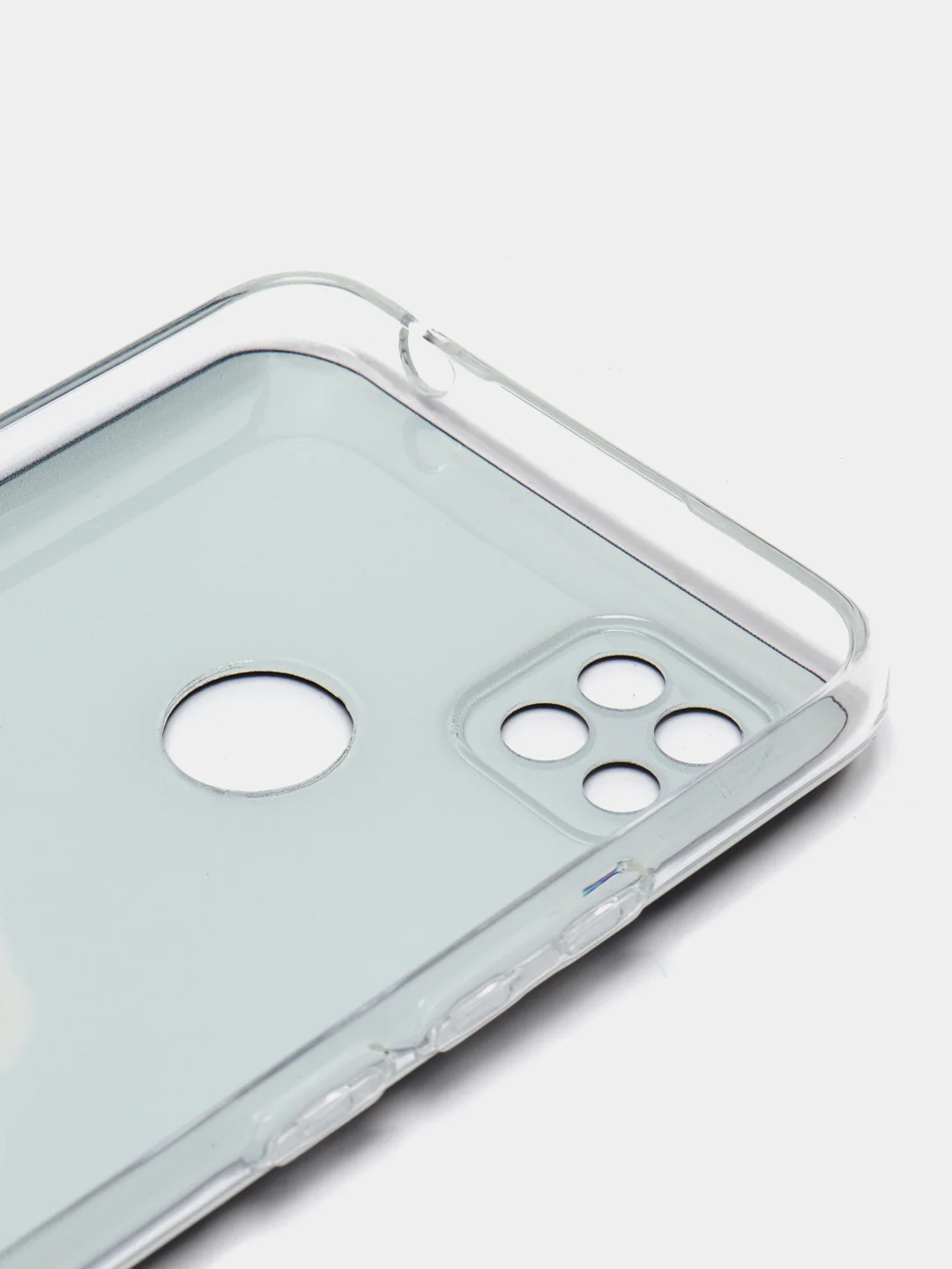 Лавандовый силиконовый чехол на Xiaomi Redmi 9C / Сяоми Редми 9С прозрачный с рисунком, защита камеры