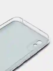 Серый меланж силиконовый чехол на Xiaomi Redmi 9A / Сяоми Редми 9А прозрачный с рисунком, защита камеры
