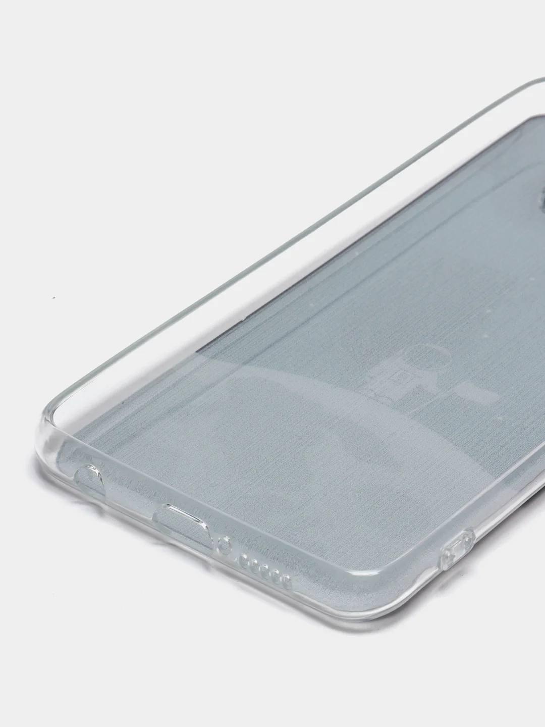 Серебряный силиконовый чехол на Xiaomi Poco X3/X3 Pro / Сяоми Poco X3/Х3 Про прозрачный, с рисунком
