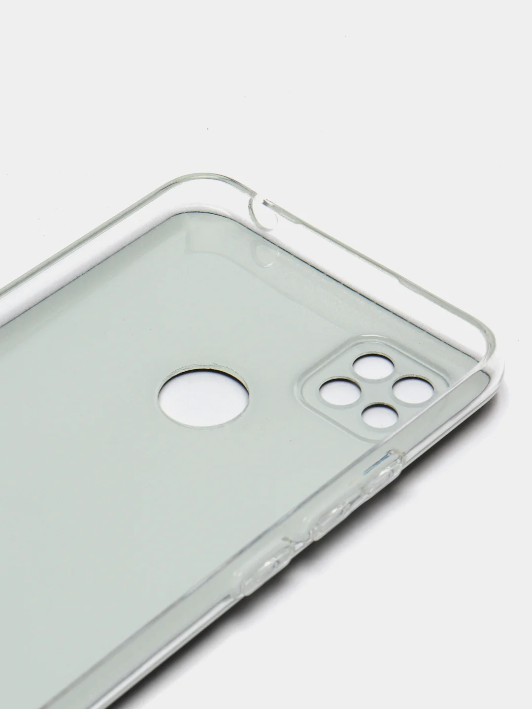 Хаки силиконовый чехол на Xiaomi Redmi 9C / Сяоми Редми 9С прозрачный с рисунком, защита камеры