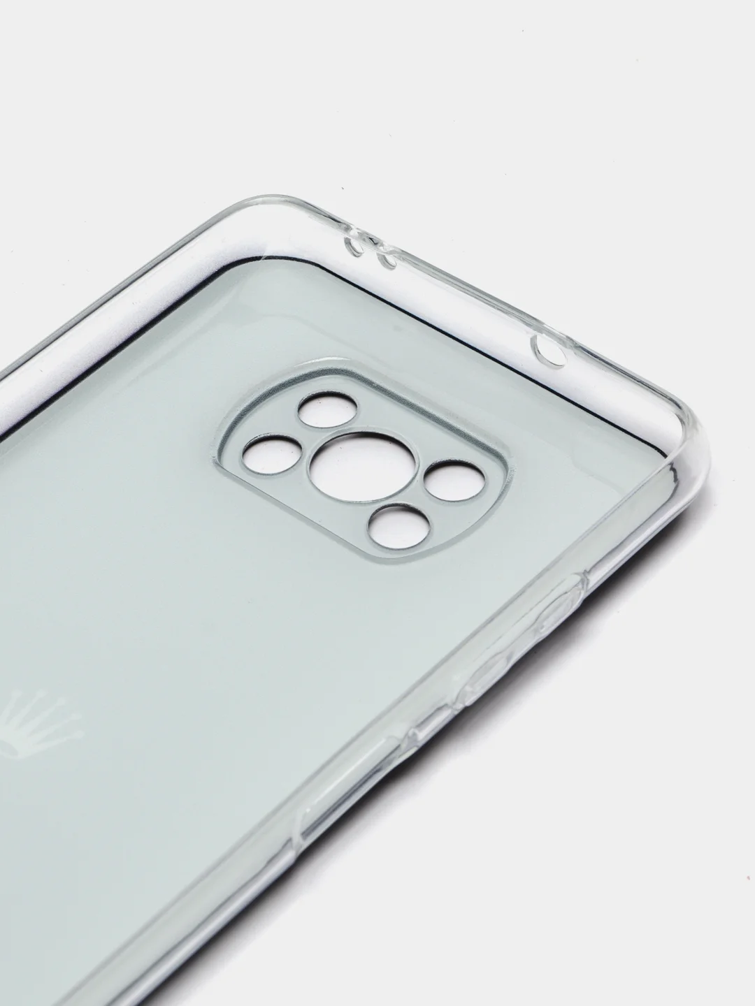 Оливковый силиконовый чехол на Xiaomi Poco X3/X3 Pro / Сяоми Poco X3/Х3 Про прозрачный, с рисунком