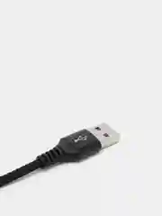 Черный кабель для зарядки телефона Micro-USB