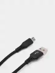Черный кабель для зарядки телефона Micro-USB