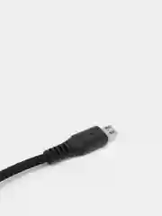Черный кабель для зарядки телефона Micro-USB