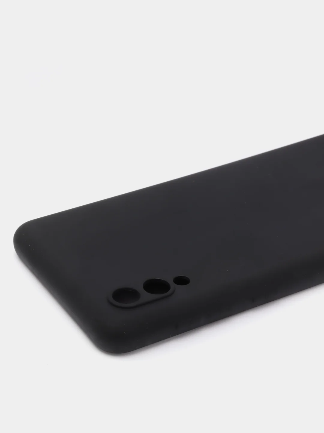 Черный чехол Samsung Galaxy A02 (2021), силиконовый