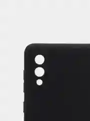 Черный чехол Samsung Galaxy A02 (2021), силиконовый