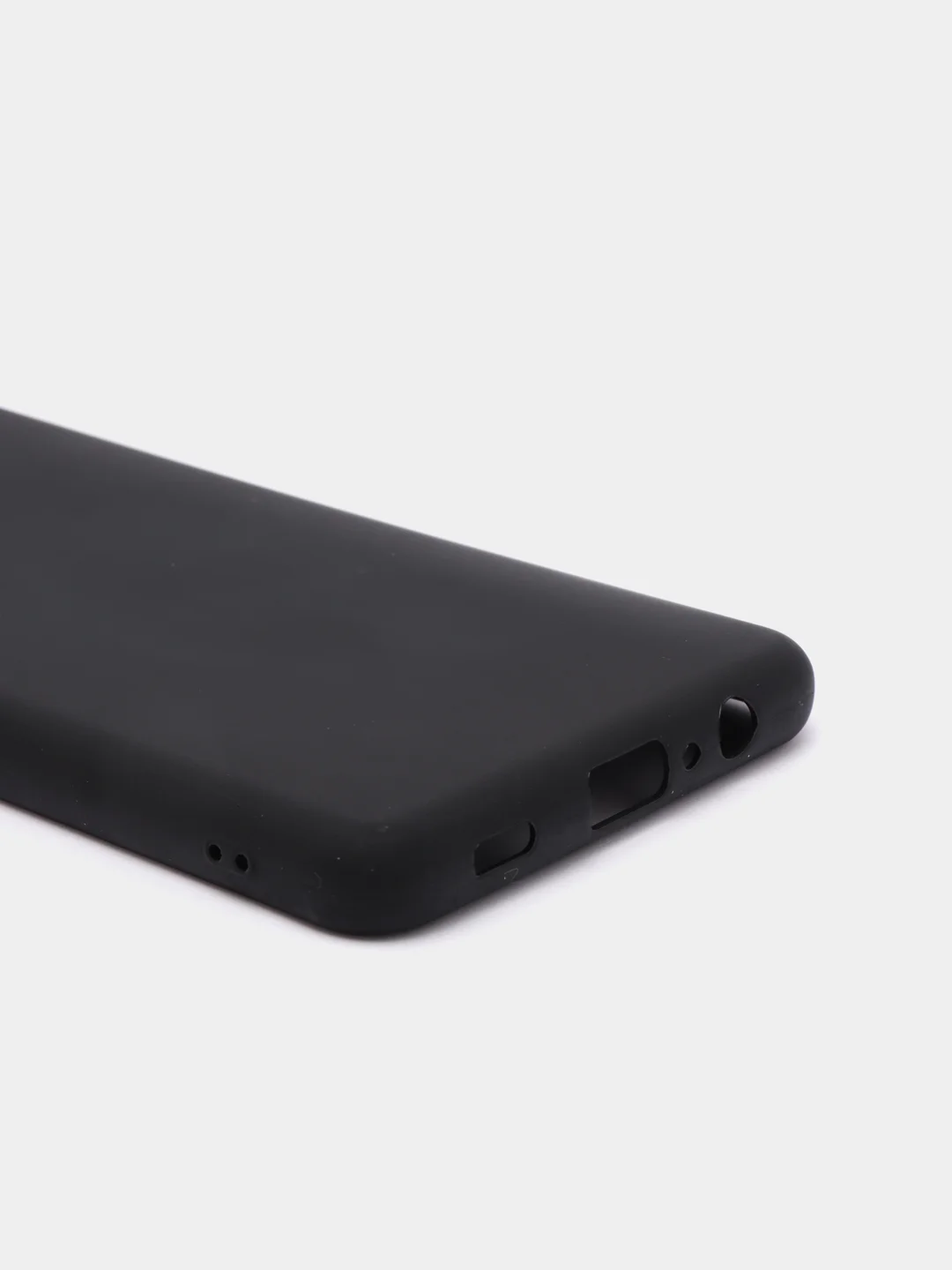 Черный чехол Samsung Galaxy A02 (2021), силиконовый