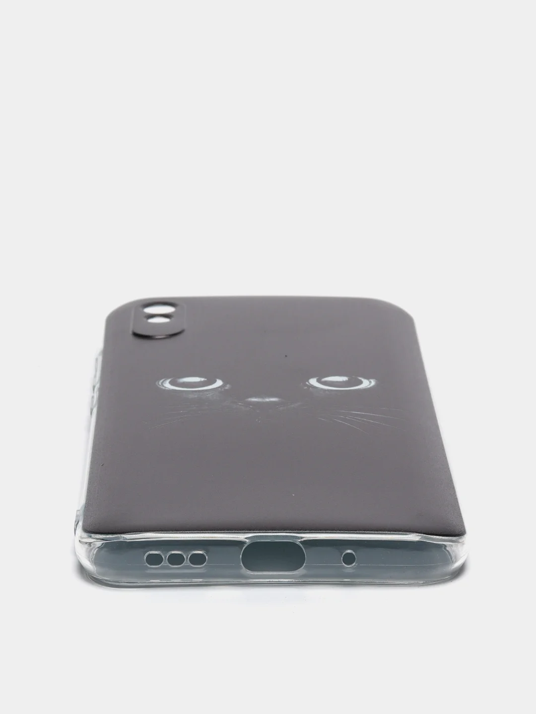 Шоколадный силиконовый чехол на Xiaomi Redmi 9A / Сяоми Редми 9А прозрачный с рисунком, защита камеры