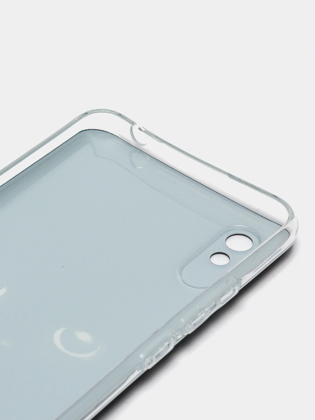 Шоколадный силиконовый чехол на Xiaomi Redmi 9A / Сяоми Редми 9А прозрачный с рисунком, защита камеры
