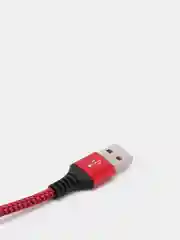 Красный кабель для зарядки телефона Micro-USB