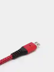 Красный кабель для зарядки телефона Micro-USB