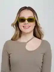 Зелёный хаки солнцезащитные очки, унисекс
