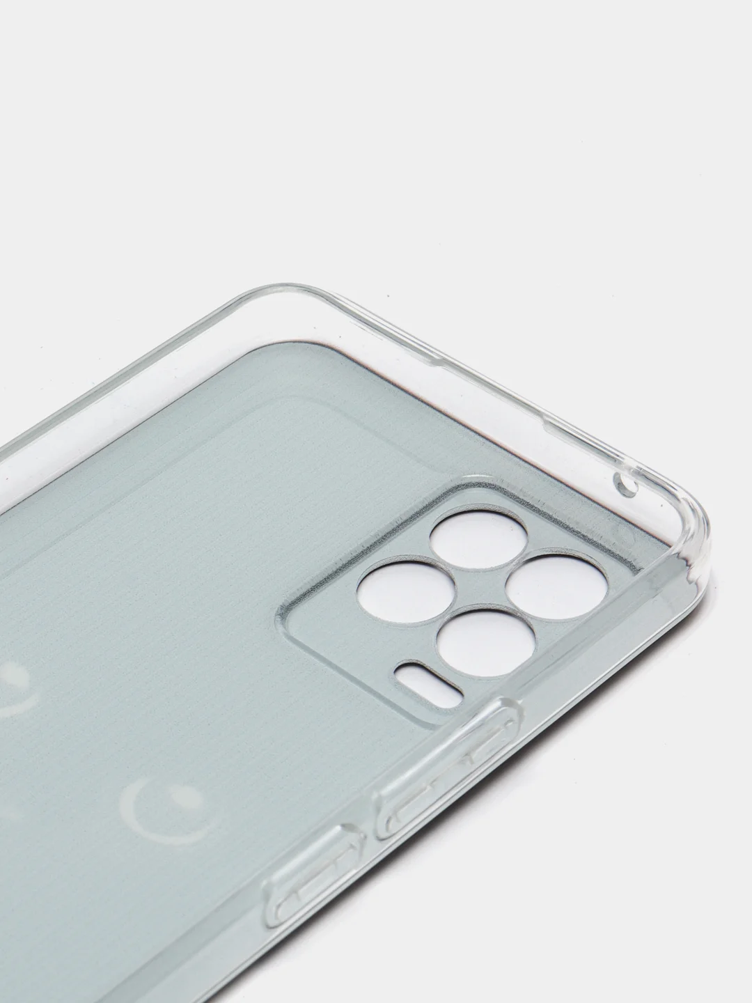 Шоколадный силиконовый чехол на Oppo Realme 8/8 Pro / Оппо Реалми 8/8 Про прозрачный, с рисунком