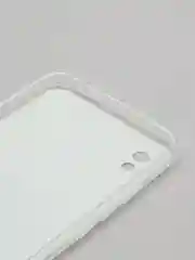 Белый силиконовый чехол на Xiaomi Redmi 9A / Сяоми Редми 9А прозрачный с рисунком, защита камеры