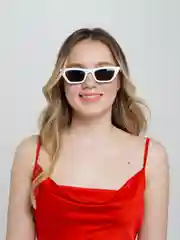 Белый солнцезащитные очки