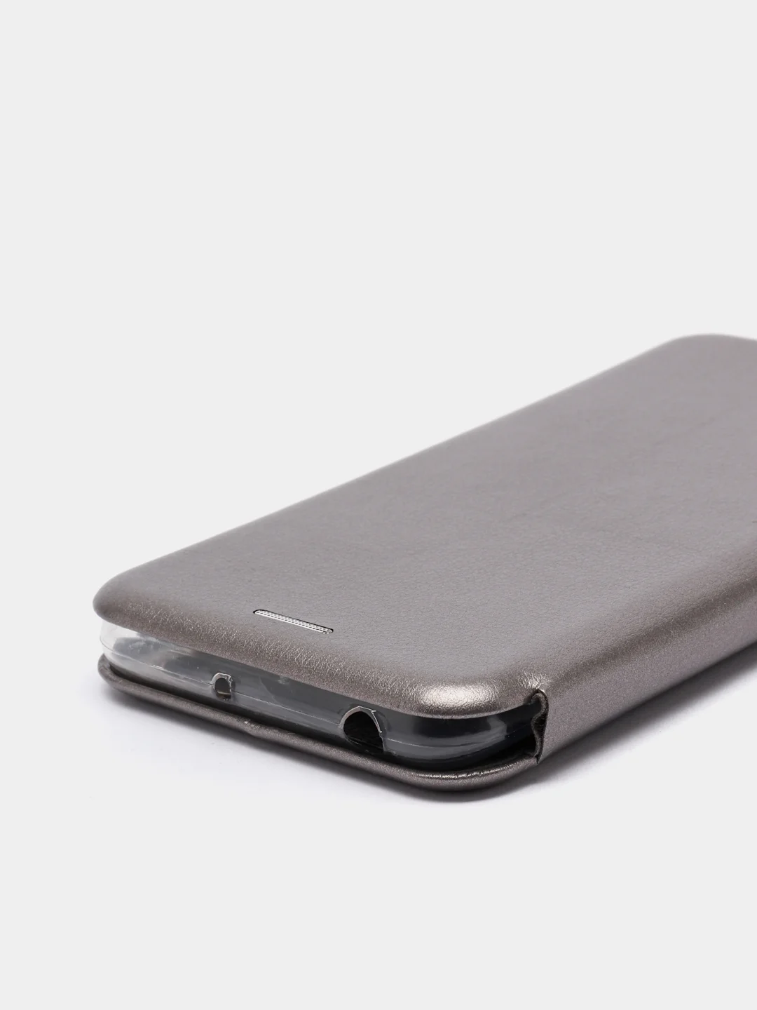 Серый чехол-книжка на Xiaomi Redmi 6