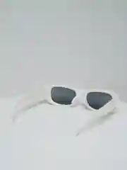 Белый солнцезащитные очки, унисекс