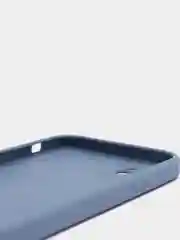 Мятный чехол силиконовый с матовой стеклянной панелью для iPhone 11, 12, 13, 13 Pro, 13 Pro Max