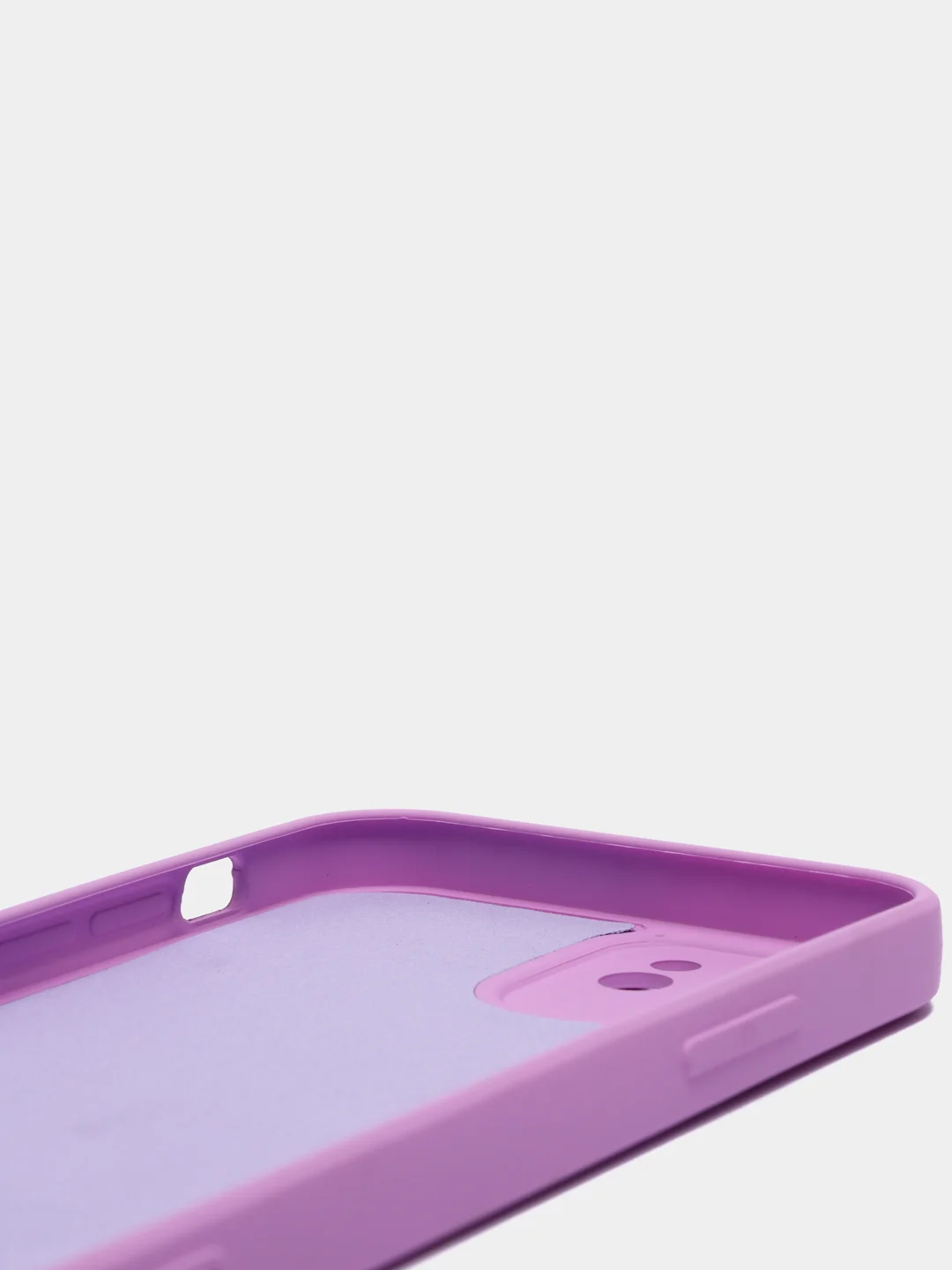 Аметистовый чехол для iPhone 11, 12 с бархатной подкладкой с картинкой / рисунком