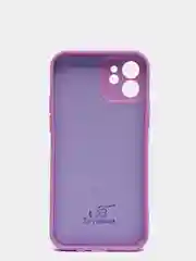 Аметистовый чехол для iPhone 11, 12 с бархатной подкладкой с картинкой / рисунком