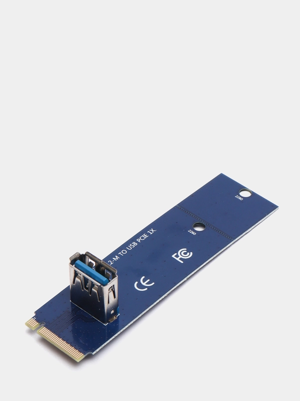 Переходник TISHRIC NGFF M.2 к USB 3,0  для райзерной карты - PCIe для майнинга