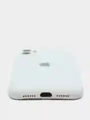 Бежевый силиконовый чехол iPhone 11, Silicone Case, с закрытым низом и защитой камеры