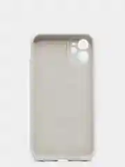 Бежевый силиконовый чехол iPhone 11, Silicone Case, с закрытым низом и защитой камеры