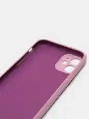 Сиреневый силиконовый чехол iPhone 11, Silicone Case, с закрытым низом и защитой камеры