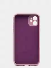 Сиреневый силиконовый чехол iPhone 11, Silicone Case, с закрытым низом и защитой камеры