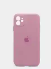 Сиреневый силиконовый чехол iPhone 11, Silicone Case, с закрытым низом и защитой камеры
