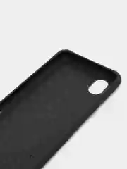 Черный силиконовый чехол Samsung Galaxy A01 core, однотонный