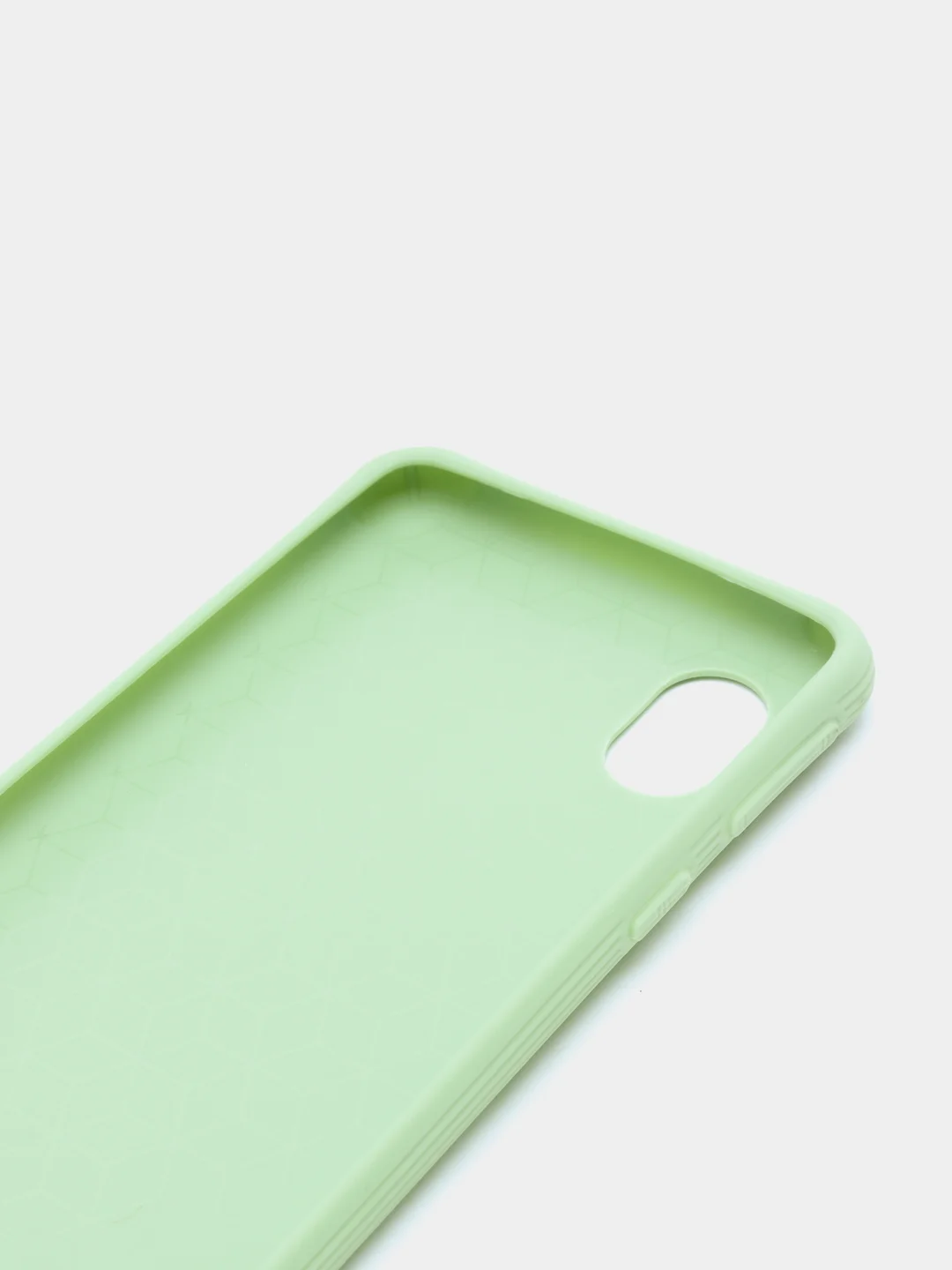 Оливковый силиконовый чехол Samsung Galaxy A01 core, однотонный