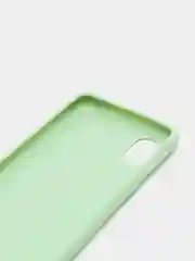 Оливковый силиконовый чехол Samsung Galaxy A01 core, однотонный